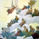 Collocazione dei beati nella candida rosa: coloro che credettero in 