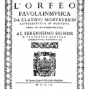 Corso di formazione dantesca - L'Orfeo di Monteverdi e Dante